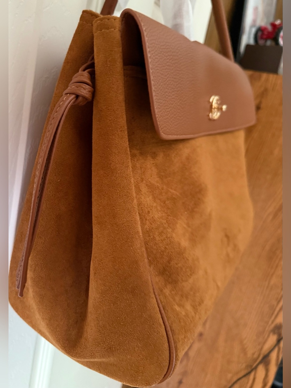 Beautiful Fashion Top-Handle Tote with CC Turn-Lock - Picture 3 of 10